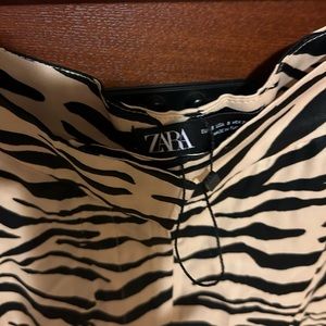 Zara leopard print pants